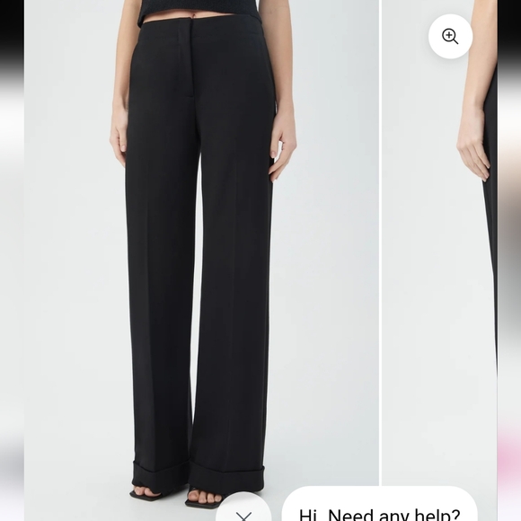Trina Turk Black Wide Leg Pants - Picture 1 of 8